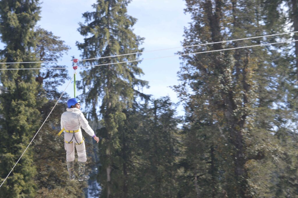 Hatu Snow Sports Narkanda  zipline 