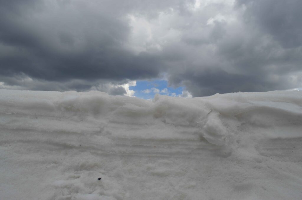 snow at hatu peak